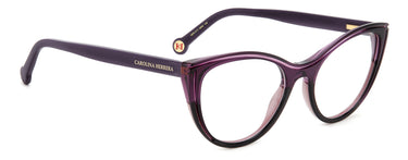 Designer Women Carolina Herrera Eyeglasses: HER 0171 - Glitter Violet(2)- SpecSMART Eye Clinic (Diagonal View)